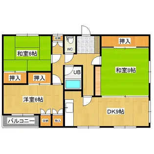 コーポさくら【2階】の間取り