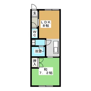 フローレンス305号館【3階】の間取り