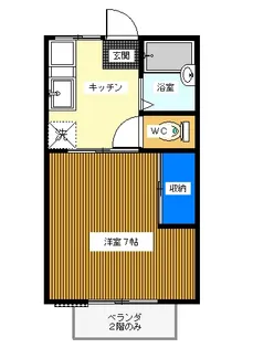 茨城県つくば市天久保3【アパート】の間取り
