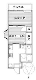 スペリオーレ【1階】の間取り