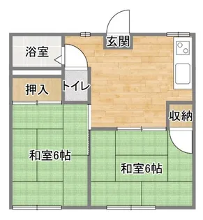 サンハイツ金子平【2階】の間取り