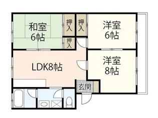 土屋マンション【3階】の間取り