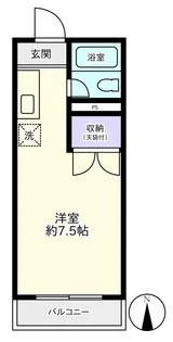 セントラルコーポ・クロッカスカン【3階】の間取り
