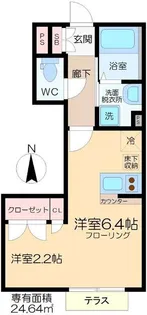 セレア【1階】の間取り