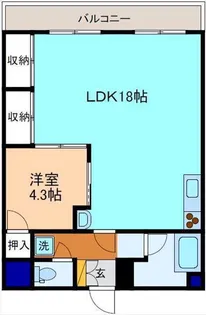 ウェルネスガーデン【3階】の間取り