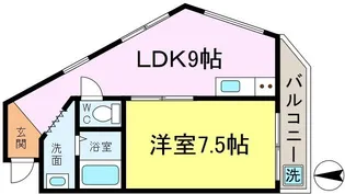 日成ビル【2階】の間取り