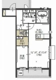 M.グラード【2階】の間取り