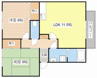 パークハイム【2階】の間取り