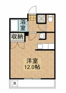 立野マンション【6階】の間取り