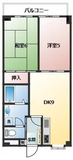 プライムK【2階】の間取り
