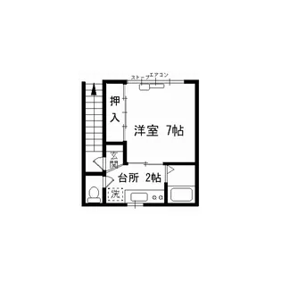 コーポあじさい【2階】の間取り