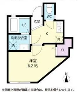 BT別室・追焚機能・独立キッチン!【1階】の間取り