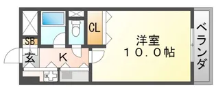 プレナード瑞起【5階】の間取り