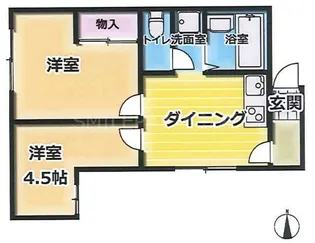 兵庫県神戸市兵庫区下沢通1【マンション】の間取り