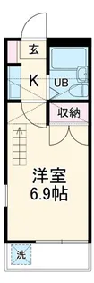 コスモ21有楽【1階】の間取り