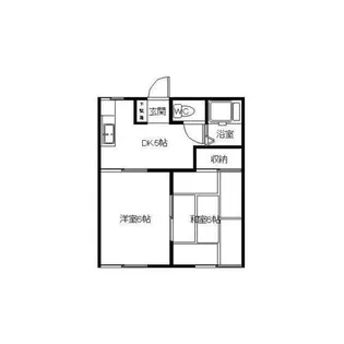 どみーるとみおか【1階】の間取り