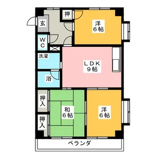 グランルージュ【2階】の間取り