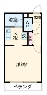 群馬県前橋市川曲町【アパート】の間取り