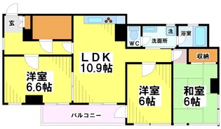 東京都調布市布田2【マンション】の間取り