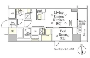 東京都台東区台東2【マンション】の間取り