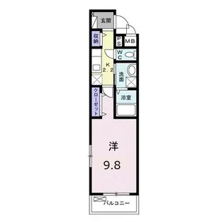 グランチェスタ【1階】の間取り