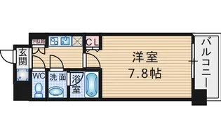 レジデンスエアポート【7階】の間取り