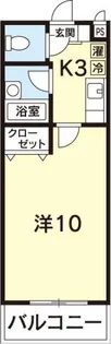 ププレ住吉【1階】の間取り