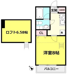 プランドールK【1階】の間取り