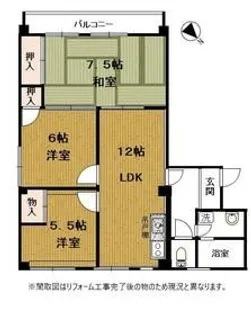 エミネンス妙蓮寺【1階】の間取り