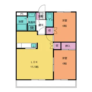 シャングリラ12【1階】の間取り
