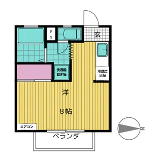 メローハウス【1階】の間取り