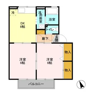 アージュ I【2階】の間取り