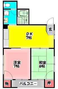 アクティ長池【2階】の間取り