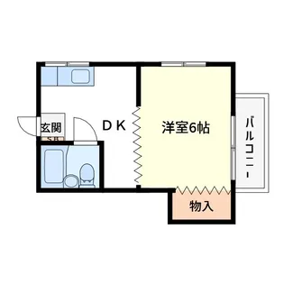 沖ハイツ【2階】の間取り