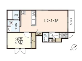 RESIDENCE M.S【1階】の間取り
