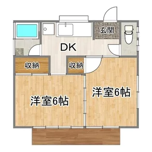 茨城県那珂市竹ノ内1【一戸建】の間取り
