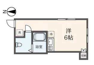 オープンゲート武蔵関【1階】の間取り