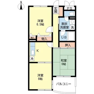 夏見ヶ丘ガーデンパレス【4階】の間取り