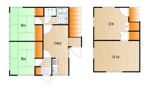 山口県下関市長府逢坂町【一戸建】の間取り