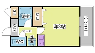 ハイツ浜谷【3階】の間取り