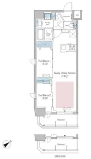 アーバネックス早稲田【10階】の間取り