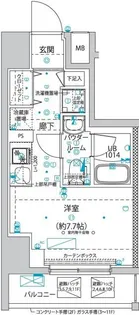 クラリッサ横浜ベーネ【2階】の間取り