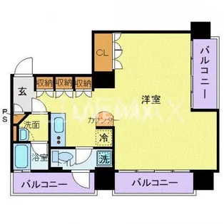 フロリスオーランティウム3【7階】の間取り
