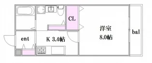 メゾンヴェルテ【1階】の間取り