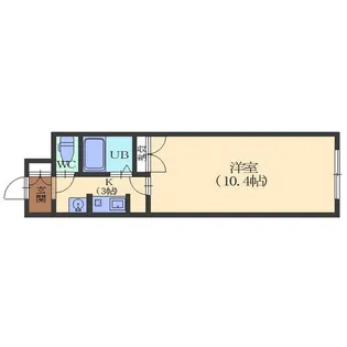 やんぐぐれーす松陰【3階】の間取り