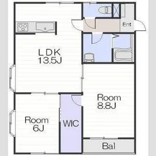フィーリングヴィレッジ【2階】の間取り