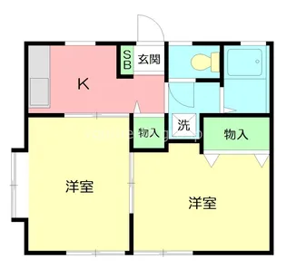 エストアビタシオン【2階】の間取り