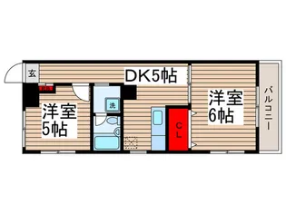 KODAヒルズ亀戸【4階】の間取り