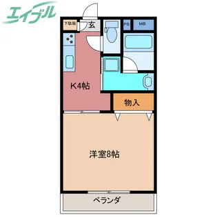 Orange PAC【3階】の間取り