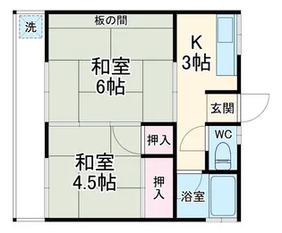 ダイヤハウス【2階】の間取り
